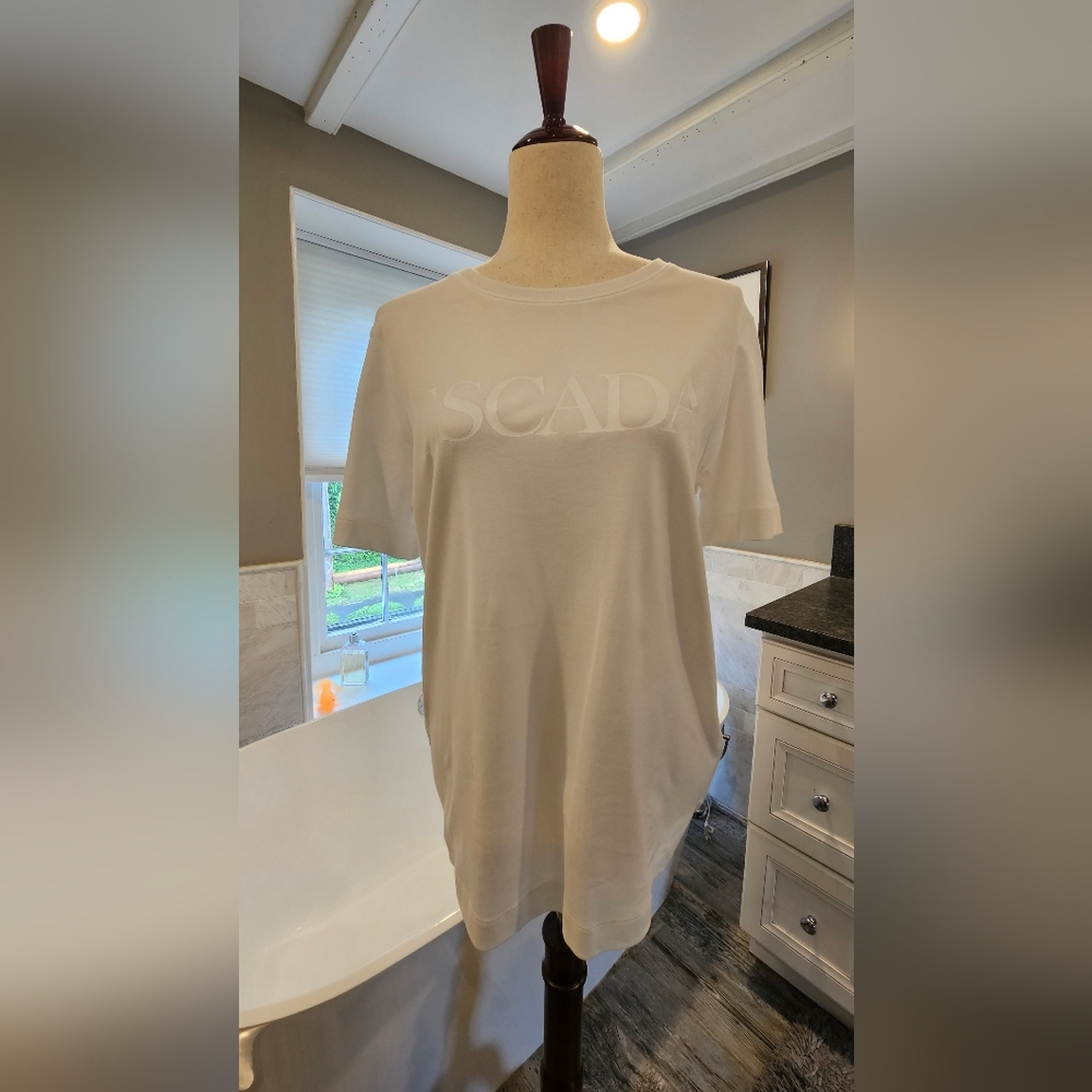 ESCADA white logo tee